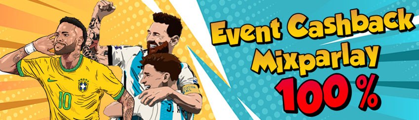 CASHBACK MIX PARLAY 100%